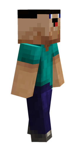 Black skin: body, right side render
