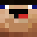 Black skin: face render