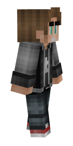 Black skin: body, right side render