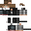 Black skin: raw texture render