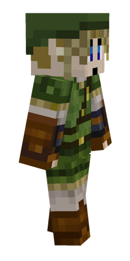 Brown skin: body, right side render
