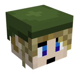 Brown skin: head render