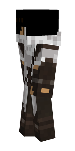 Black skin: body, left side render