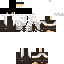 Black skin: raw texture render