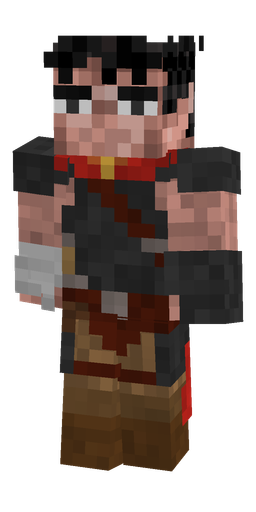 Black skin: body, front render