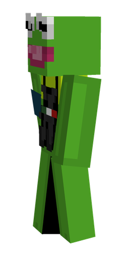 Black skin: body, left side render