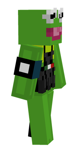 Black skin: body, right side render