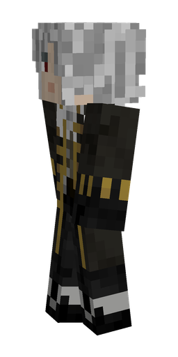 Black skin: body, left side render