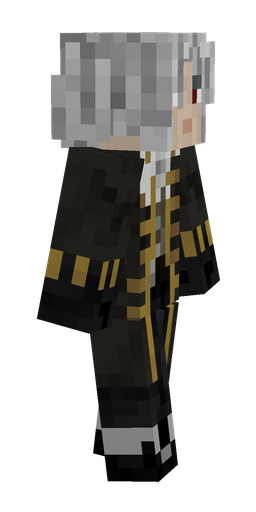 Black skin: body, right side render