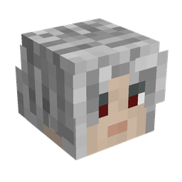 Black skin: head render