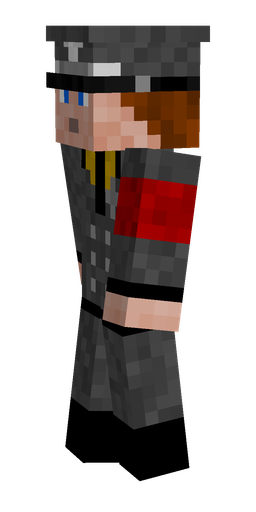 Black skin: body, left side render