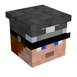 Black skin: head render
