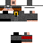 Black skin: raw texture render