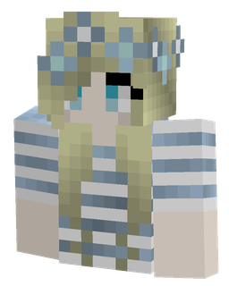 Blue skin: bust render