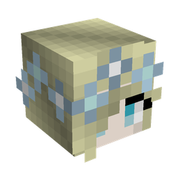 Blue skin: head render