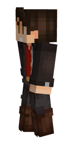 Black skin: body, left side render
