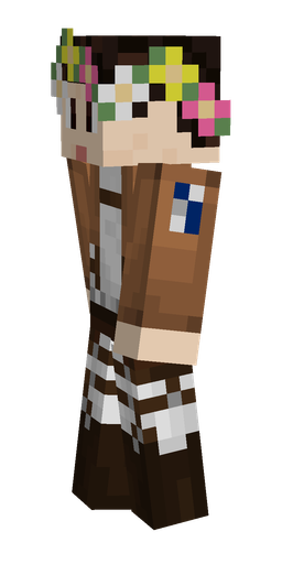 Black skin: body, left side render