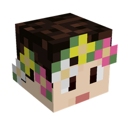 Black skin: head render