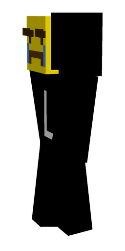 Black skin: body, left side render