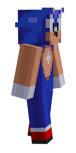 Blue skin: body, right side render