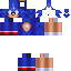 Blue skin: raw texture render