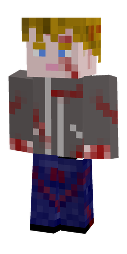 Blue skin: body, front render