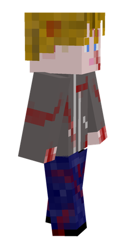 Blue skin: body, right side render
