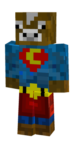 Blue skin: body, front render
