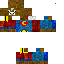Blue skin: raw texture render