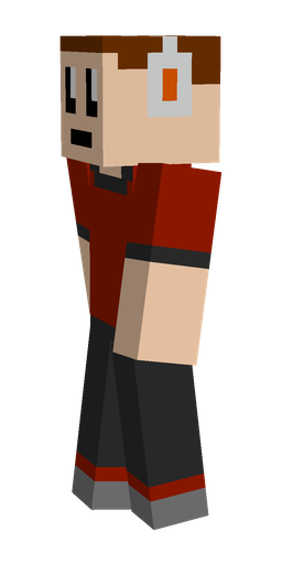 Black skin: body, left side render