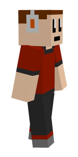 Black skin: body, right side render