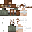 Brown skin: raw texture render