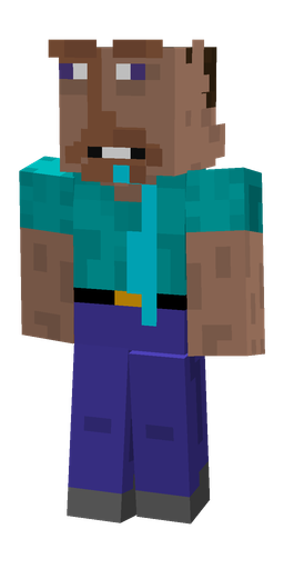 Blue skin: body, front render
