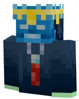 Blue skin: bust render