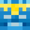 Blue skin: face render