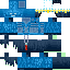 Blue skin: raw texture render