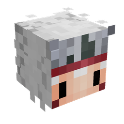 Black skin: head render
