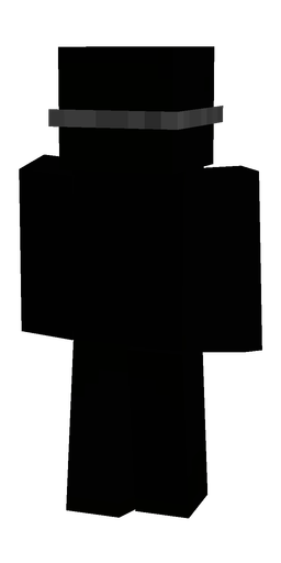 Black skin: body, back render