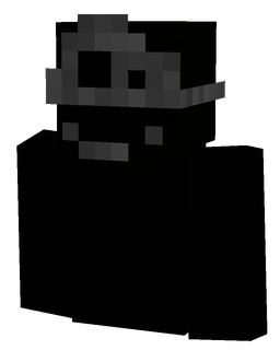 Black skin: bust render