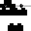 Black skin: raw texture render