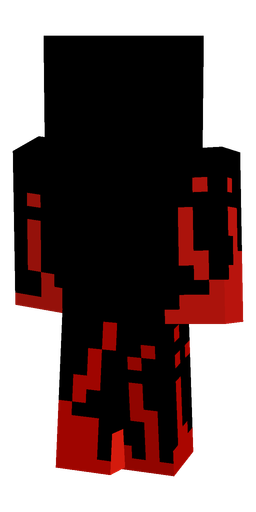 Black skin: body, back render
