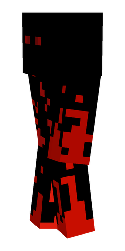 Black skin: body, left side render