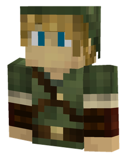 Brown skin: bust render