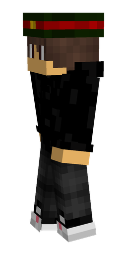 Black skin: body, left side render