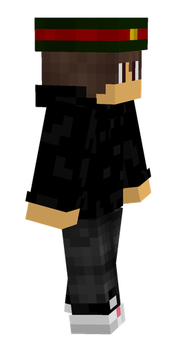 Black skin: body, right side render