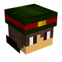 Black skin: head render