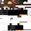 Black skin: raw texture render