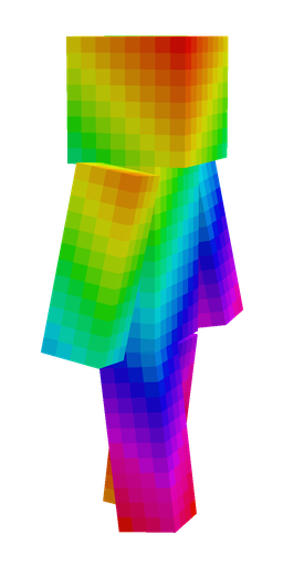 Blue skin: body, right side render