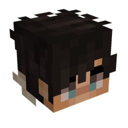 Black skin: head render