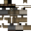 Black skin: raw texture render